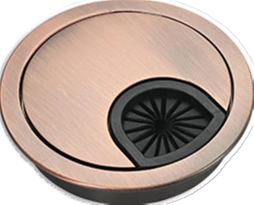 Tischkabelring, Löcherabdeckung Kabeldurchführung, 60 mm, Zinklegierung, mehrfarbig, for Schreibtisch, Lochabdeckung, Computermöbel-Hardware(Auburn) von LuMOUzhou
