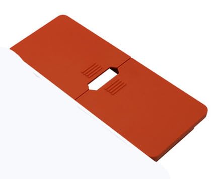 Tischkabelring, Löcherabdeckung Kabeldurchführung for Schreibtisch, Büromöbel, TV-Schrank, Kabellochabdeckung, 2 Stück, mehrfarbig(Oranje) von LuMOUzhou
