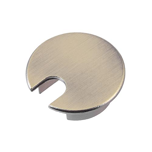 Tischkabelring, Löcherabdeckung Kabeldurchführung for Schreibtisch aus Zinklegierung, 2er-Pack, mehrfarbig(Bronze) von LuMOUzhou