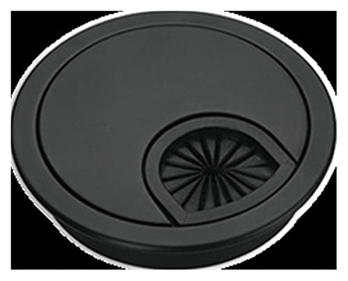 Tischkabelring, Löcherabdeckung Kabeldurchführungs-Schreibtisch-Loch-Abdeckung der Zink-Legierungs-53mm Multicolor for PC-Möbel(Black) von LuMOUzhou