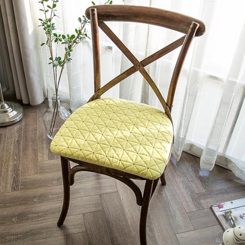 U-förmige Stuhlpolster for Esszimmerstühle, 2er-Set, Küchenkissen(Giallo,6 Pack) von LuMOUzhou