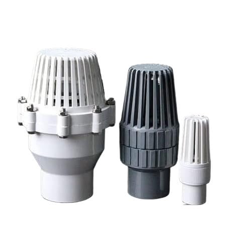 UPVC Stop Back-End-Schwelle PVC Kolben Boden Rückschlagventil Wasserpumpe Aquarium Armaturen 32-63mm Weiß Grau(Innen Dia.40mm) von LuMOUzhou