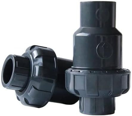 UPVC Stop Back-End-Schwelle UPVC Rückschlagventil 20-63 mm PVC-Rohrverschraubung Rückschlagventil Wasseranschluss(Innendurchmesser 63mm) von LuMOUzhou