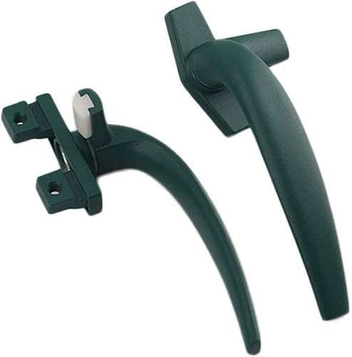 Universal Fenster Aluminium Schiebetürgriff mit Fensterverriegelung, 2er Set, mehrfarbig, Lochabstand 35 mm(Groen) von LuMOUzhou