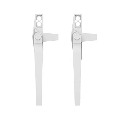 Universal Fenster Fenstergriff Alu-Legierung, weiß, schwarz, 2er Pack oder 4 Stück, verschiedene Größen(White,2 Pieces) von LuMOUzhou