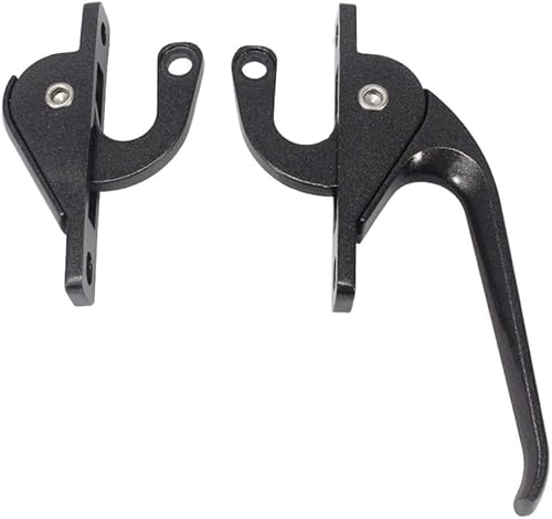 Universal Fenster Fenstergriff Alu-Legierung mit Oben-Unten-Mechanik, schwarz(Schwarz) von LuMOUzhou