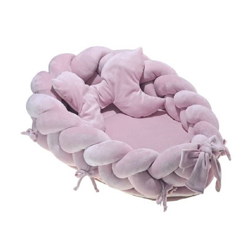 LuMali Nestchenschlange Babynest Neugeborene - Nest Bett - Baby Nestchen, Multifunktionalität - jedes Element kann separat verwendet werden von LuMali