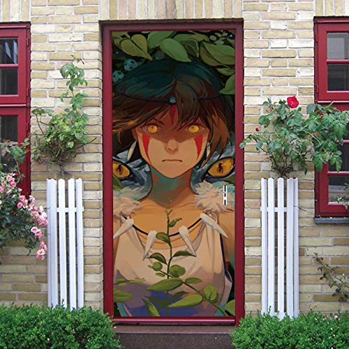 LuSeven 3d fototapete Anime Junge primitiv 50x125cm(19.68 inches * 49.21 inches) Türtapete Türposter selbstklebend 3D Türaufkleber Türfolie Türposter Türtapete Selbstklebend Türfolie Türposter Selbstk von LuSeven