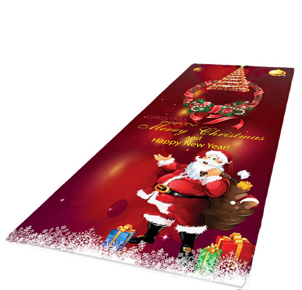 Fußmatte 1 StückFußmatte,Weihnachten,Weihnachtsdruck,Außen-Fußmatte,Rutschfest, Lubgitsr von Lubgitsr