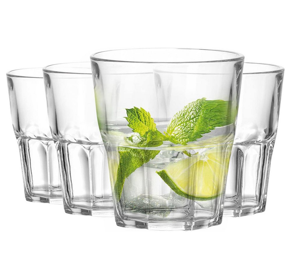 Lubgitsr Gläser-Set Whisky Gläser, 230 ml Whiskey Gläser für Scotch, Cocktail, Rum von Lubgitsr