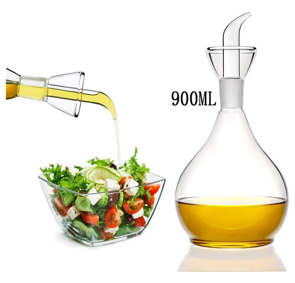 Lubgitsr Ölspender 900 ML Olivenöl Spender Flasche für Küche Grill Salate und Backen, (1-tlg) von Lubgitsr