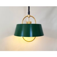 Jo Hammerborg Vintage Pendelleuchte Dänisch Mid Century Design Modell Hercules von LubieVintage