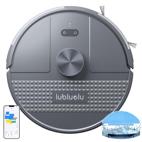 Lubluelu Saugroboter mit Wischfunktion 3-1, 4500Pa Staubsauger Roboter mit Lasernavigation, 54 dB Roboterstaubsauger mit Anti-Siphon-Technologie, 150 Min Laufzeit, APP Steuerung, 24 No-Go Zonen Lubluelu Saugroboter mit Wischfunktion 3-1, 4500Pa Staubsauger Roboter mit Lasernavigation, 54 dB Roboterstaubsauger mit Anti-Siphon-Technologie, 150 Min Laufzeit, APP Steuerung, 24 No-Go Zonen von Lubluelu
