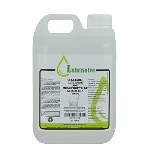 70:30 VG:PG Pflanzliches Glycerin: Monopropylen-Glykol-Mix EP/USP-Qualität, gentechnikfrei, farblos & geruchsneutral, 2 Liter von Lubrisolve