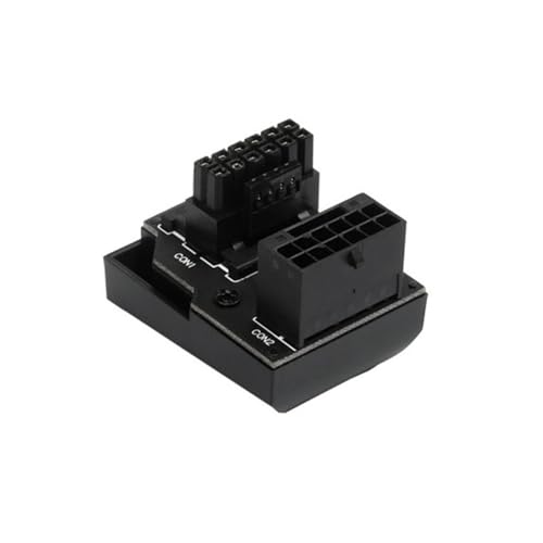 Lubrol ATX3.0 12 VHPWR 12+4 16Pin PCIe5.0 450 W Netzteil Adapter 180-Grad-Stecker für RTX 4090 4080 4070, RVs, Schwarz, 500411705A3 von Lubrol