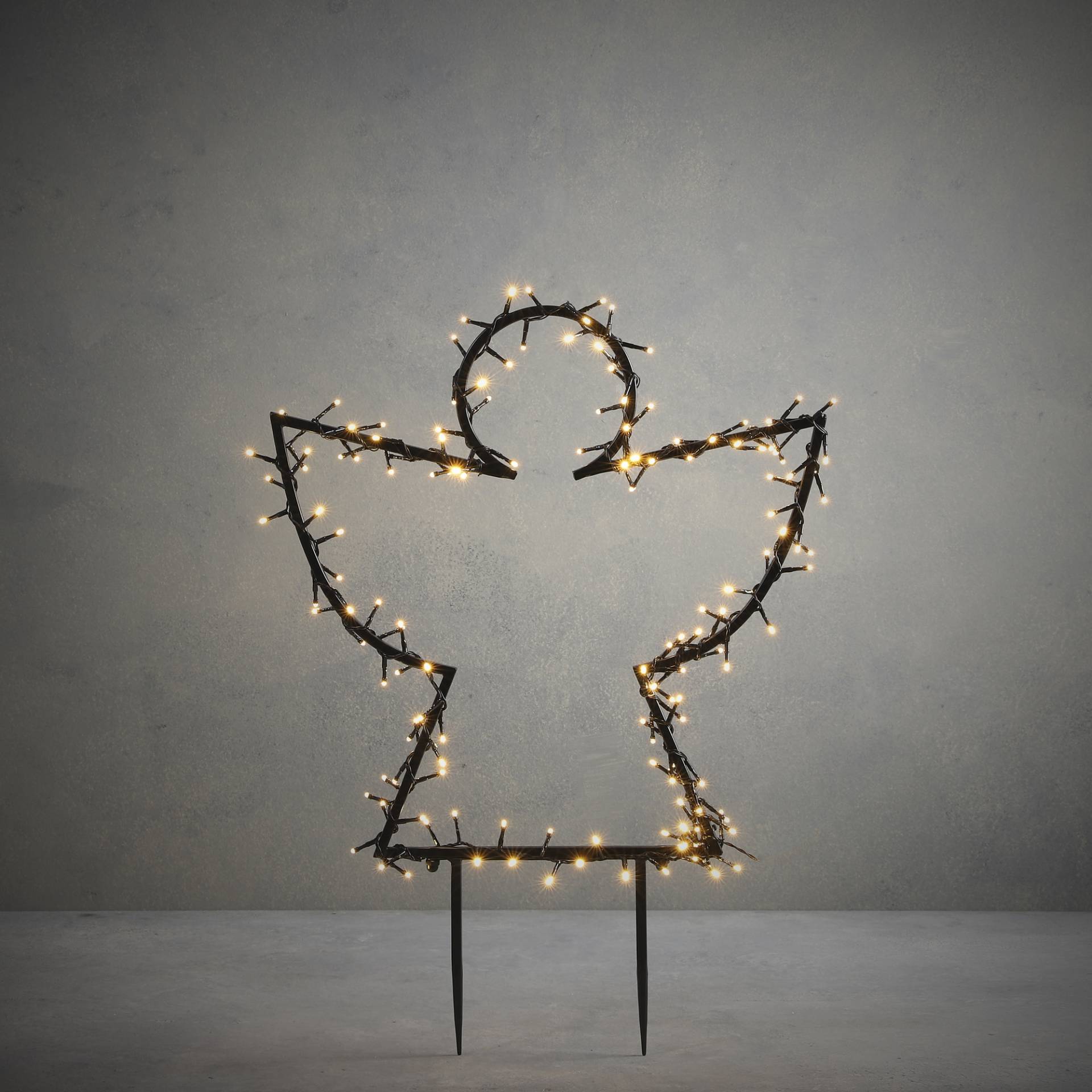 Luca Lighting LED-Gartenstecker 'Garden d'light' Engel 55,5 x 76 cm von Luca Lighting