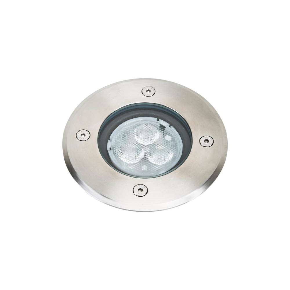 Lucande - Ava Round Erd Spot IP67 Steel von Lucande