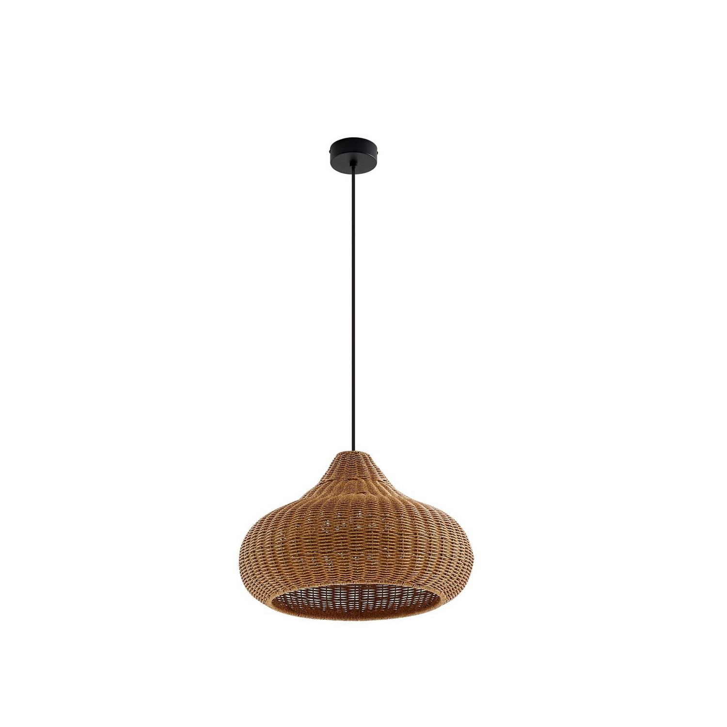 B-Ware Lucande Außenhängelampe Hängeleuchte Taniola Rattanlampe Beige Ip44 Lampe Spot von Lucande