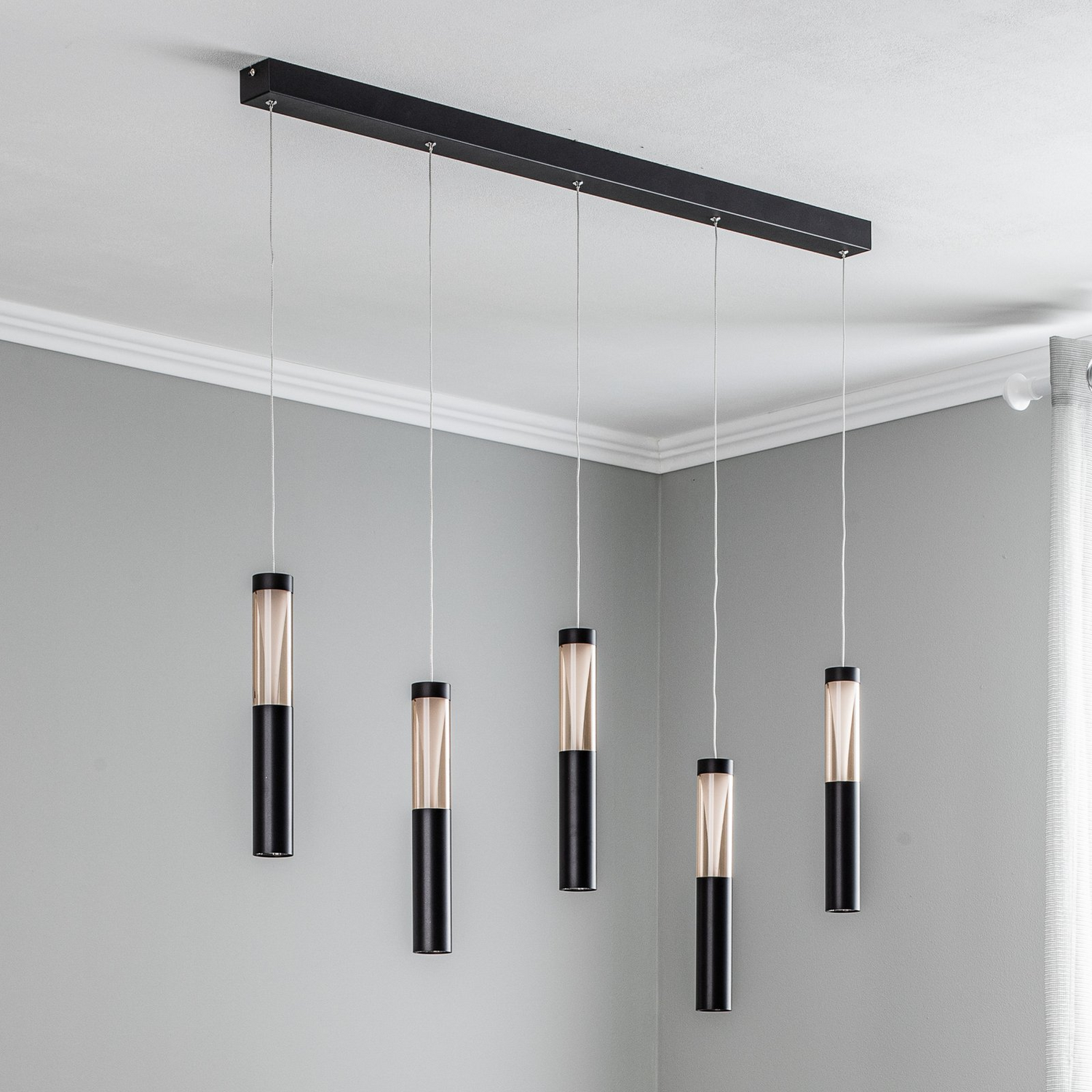 B-Ware Lucande Danson Led Pendelleuchte Hängelampe Led Lampe Esstisch Höhenverstellbar von Lucande