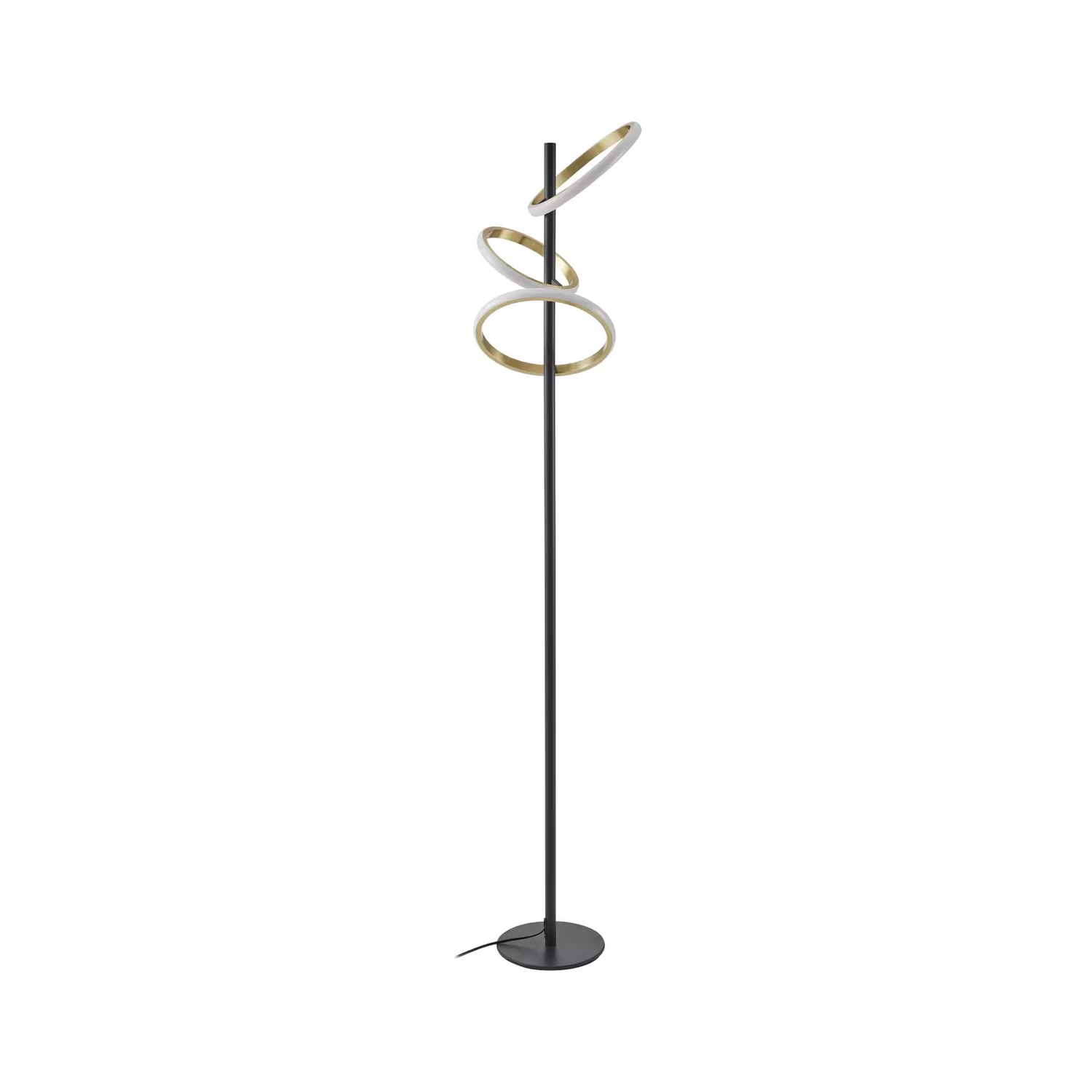 B-Ware Lucande Led Stehlampe Madu Schwarz Metall 160 Cm Dimmbar Stehleuchte Lampe Spot von Lucande