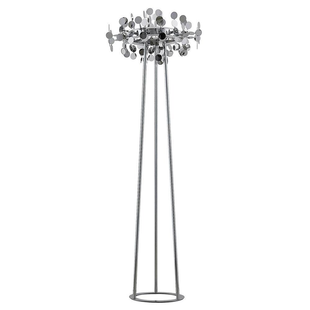 Lucande - Glimmo LED Stehleuchte Chrome von Lucande