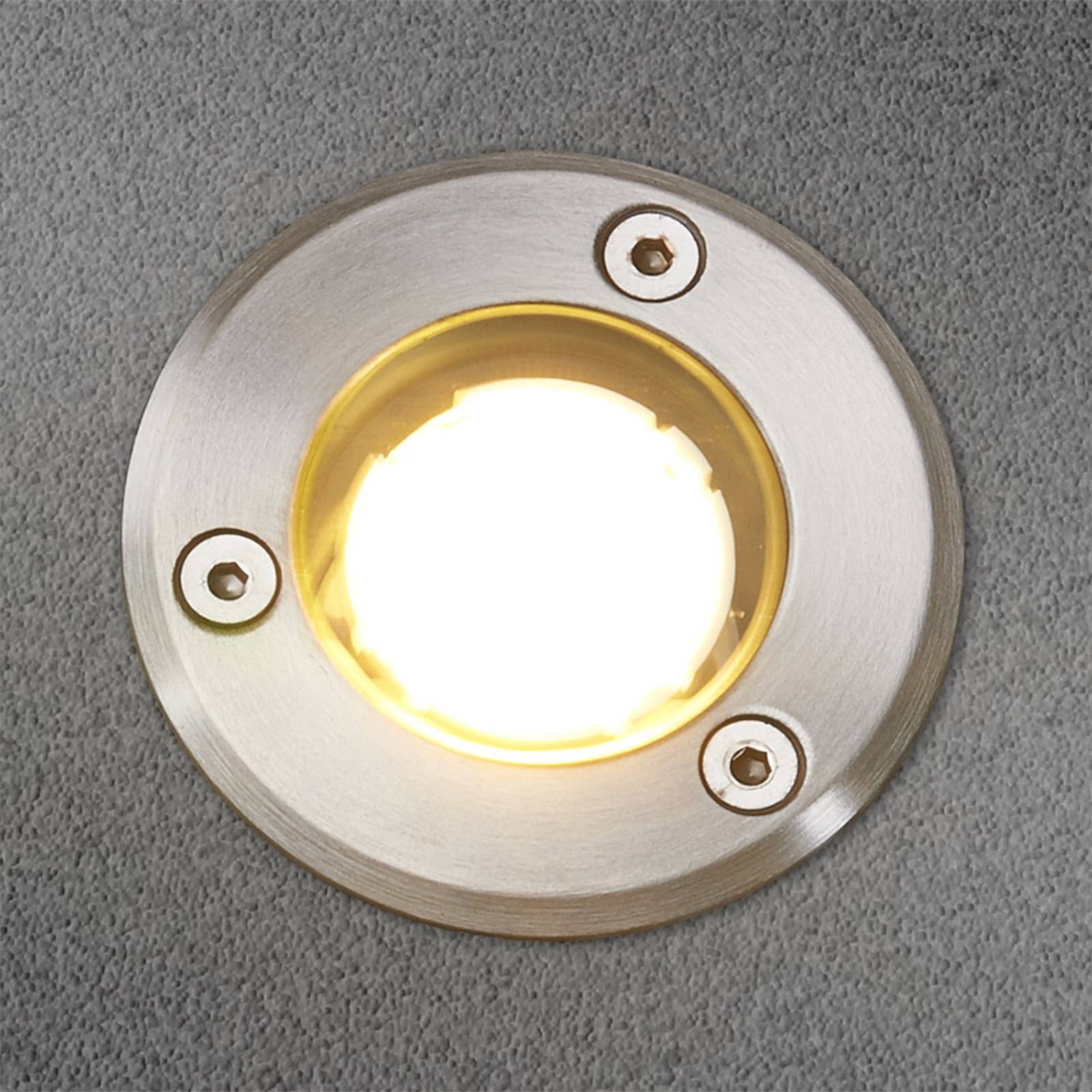 IP67 LED-Bodeneinbauleuchte Kenan, Edelstahl von LUCANDE