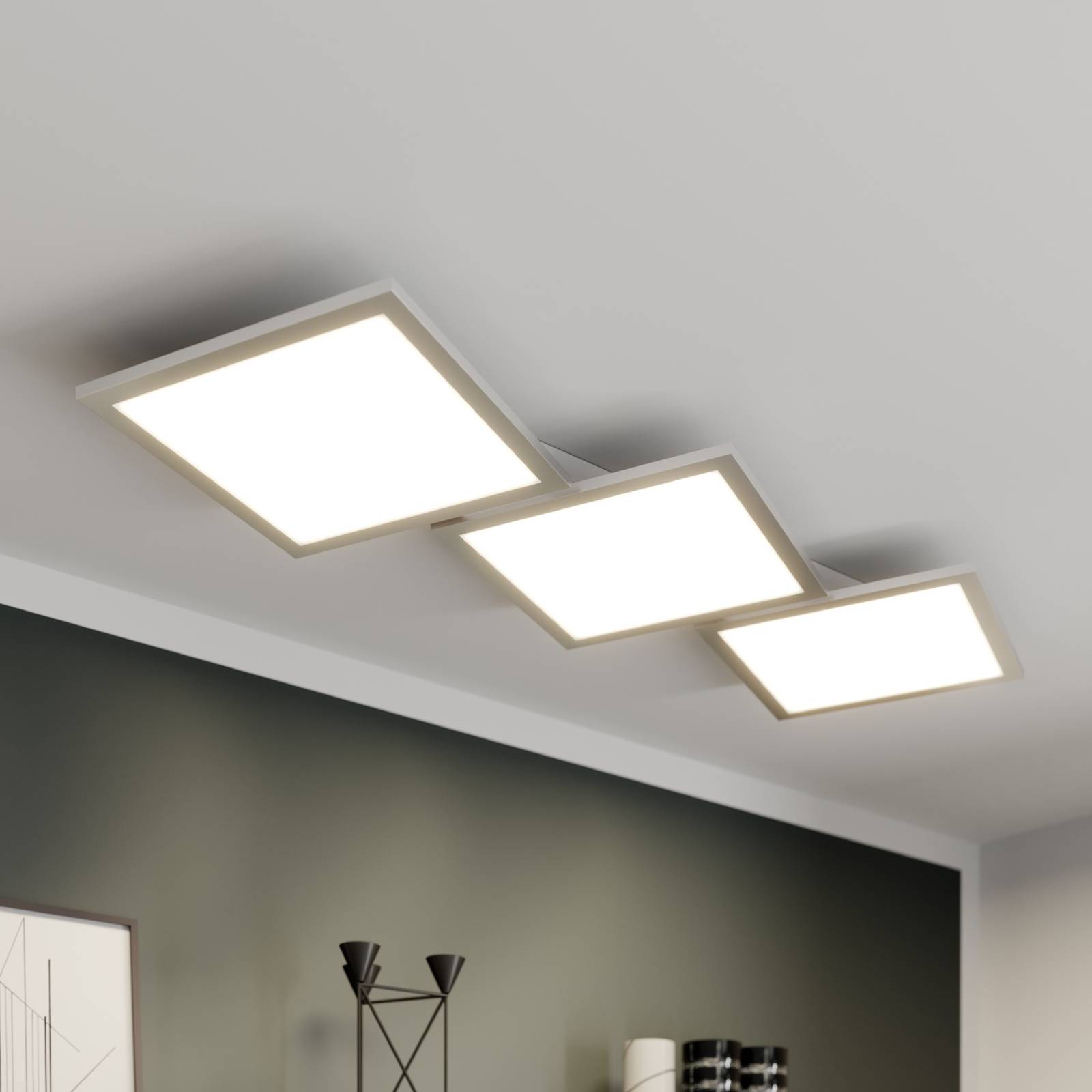 LED-Deckenleuchte Ilira, dimmbar, CCT, 3-flammig von LUCANDE