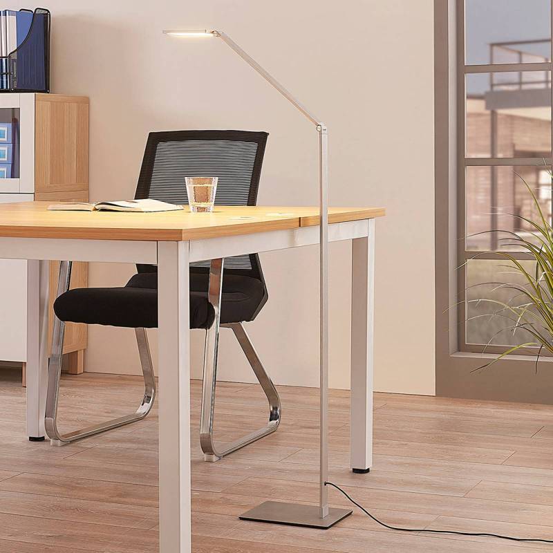 Lucande LED-Stehlampe Resi, Leselampe, dimmbar, verstellbar von LUCANDE