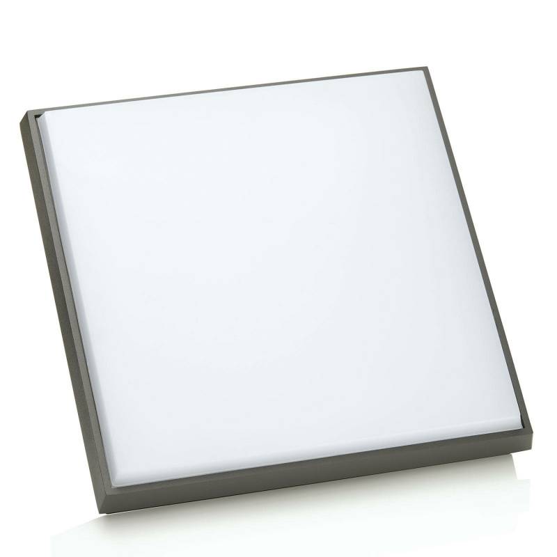 Lucande Amra Led Außen Deckenlampe Außendeckenlampe Leuchte Lampe Eckig 30 Cm B-Ware von Lucande