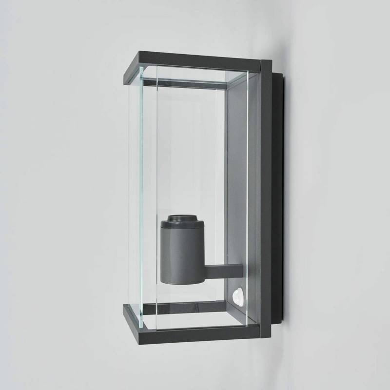 Lucande Annalea Außenwandleuchte Wandleuchte Lampe Bewegungs Sensor Dunkelgrau B-Ware von Lucande