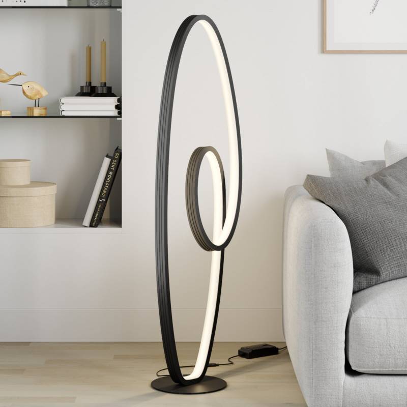 Lucande Bronwyn Led Stehleuchte Wohnzimmerleuchte Standleuchte Deko Raumleuchte B-Ware von Lucande