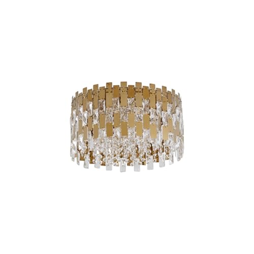 Lucande Deckenlampe 'Arcan' in Gold/Messing aus Edelstahl u.a. für Wohnzimmer & Esszimmer (5 flammig, E14) - Deckenleuchte, Lampe, Wohnzimmerlampe von Lucande