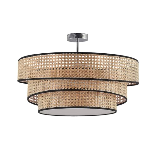 Lucande Deckenlampe Elowen (Modern) (3 flammig, E27) - Deckenleuchte Lampe Wohnzimmerleuchte von Lucande