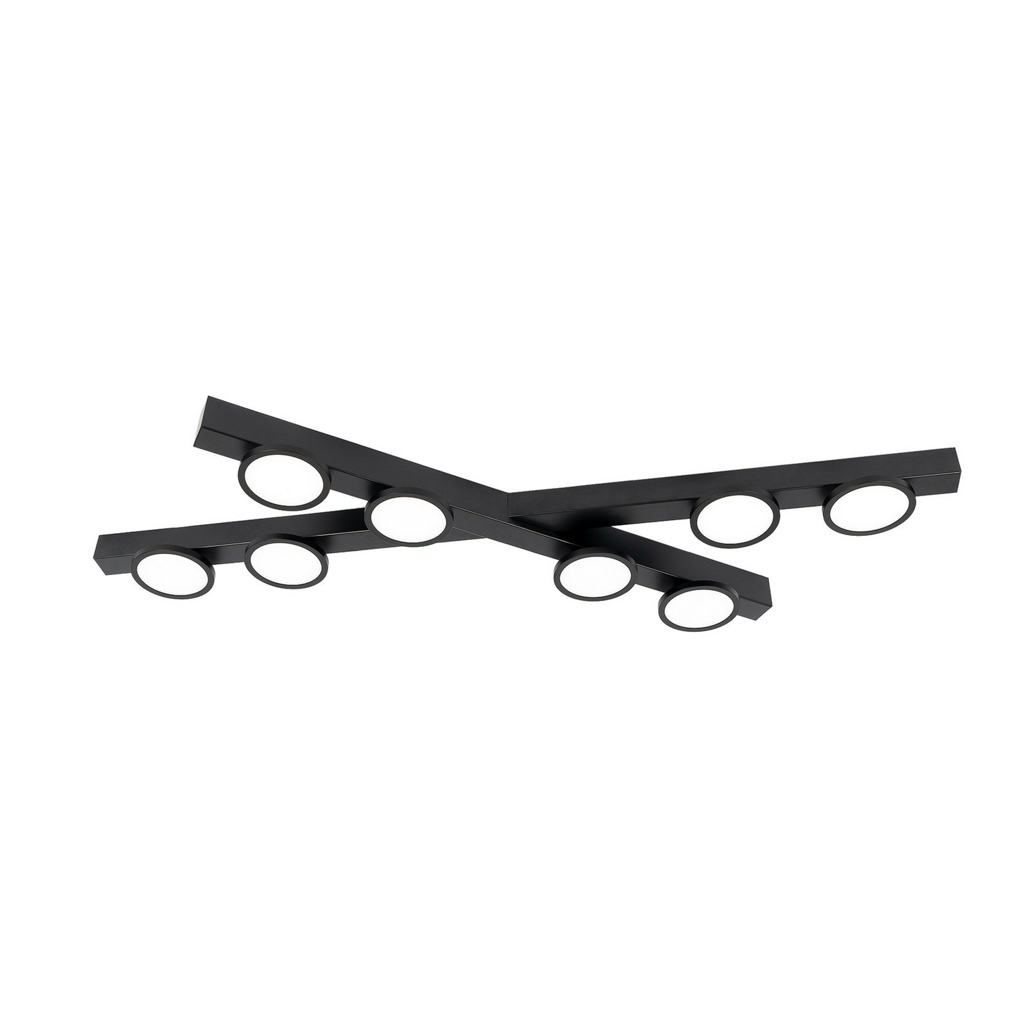 Lucande Deckenleuchte Kellino Schwarz 8 Flammig Gu10 Deckenlampe Lampe Leuchte B-Ware von Lucande