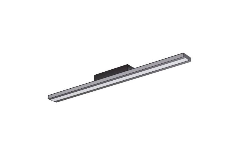 Lucande Deckenleuchten Lucande Smart LED-Deckenleuchte Leicy schwarz 8 cm RGB CCT, Enthalten, 1 x 19 W LED + 4 W RGB, Farbwechsel RGB + weiß von Lucande
