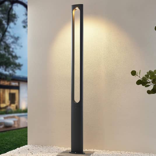 Lucande Dovino Led Mastleuchte Außenleuchte Gartenlampe Lampe Leuchte 18 W 200cm B-Ware von Lucande