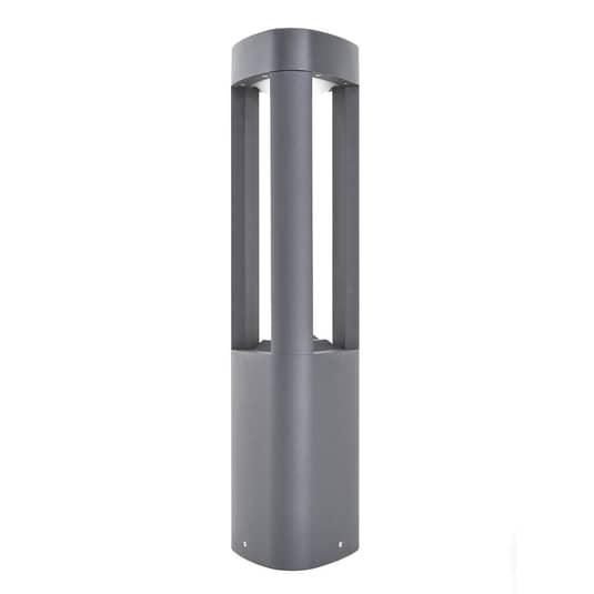 Lucande Dreieckige Led Sockelleuchte Nanna Aus Aluminium Gartenleuchte Wegelicht B-Ware von Lucande