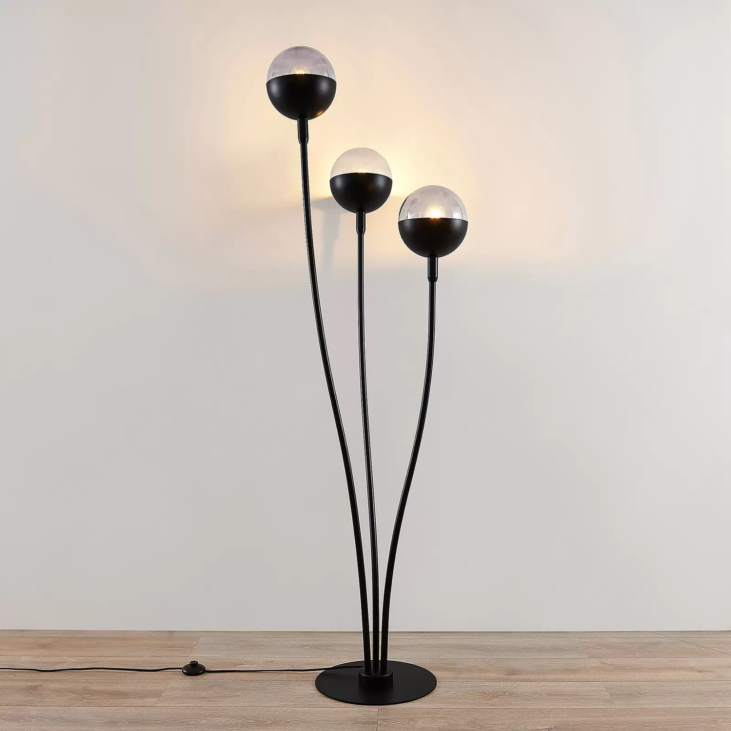 Lucande Dustian Stehleuchte 3-flammig Stehlampe Lampe Leuchte Spot Leselampe von Lucande