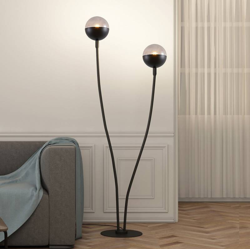 Lucande Dustian Stehleuchte Stehlampe Leuchte Lampe Ip20 E27 230 V 2 Flammig 40 W B-Ware von Lucande