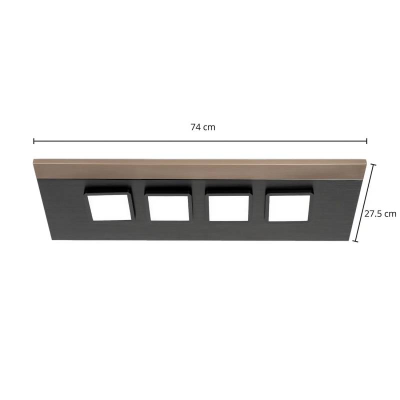 B-Ware Lucande Esteria Deckenleuchte Leuchte Lampe Deckenlampe Wohnraumlampe 4 Flam533 B-Ware Lucande Esteria Deckenleuchte Leuchte Lampe Deckenlampe Wohnraumlampe 4 Flam533 von Lucande