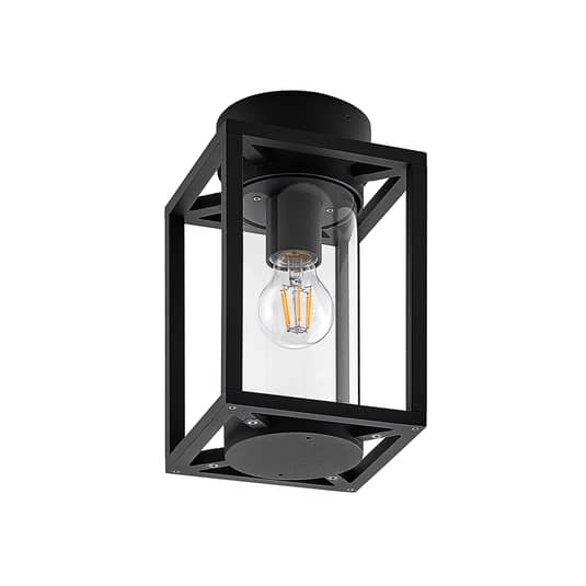 Lucande Ferda Deckenlampe Hängelampe Außenlampe Gartenlampe Lampe E27 Grafitgrau B-Ware von Lucande