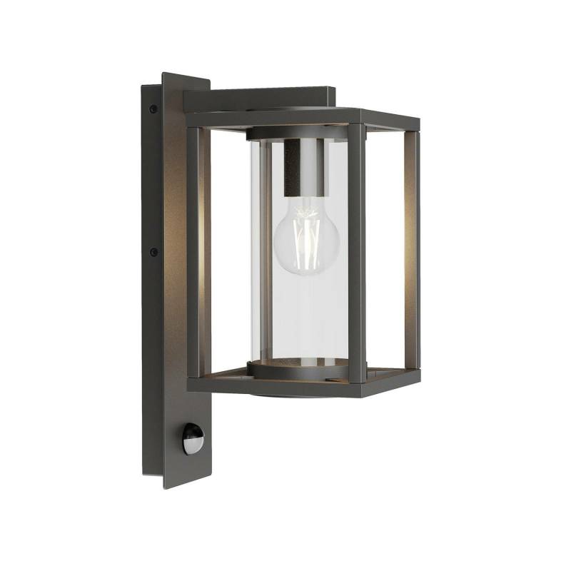 Lucande Ferda Sensor Außen Wandleuchte Wandleuchte Wandlampe Lampen Grafitgrau819 B-Ware von Lucande