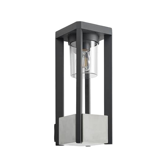 Lucande Kalisa Außenwandleuchte Eckig E27 Terrassenleuchte Deko Balkonleuchte621 B-Ware von Lucande