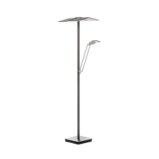 Lucande Kamari Led Stehlampe Stehleuchte Deko Standleuchte Anthrazit M. Lese16 B-Ware von Lucande