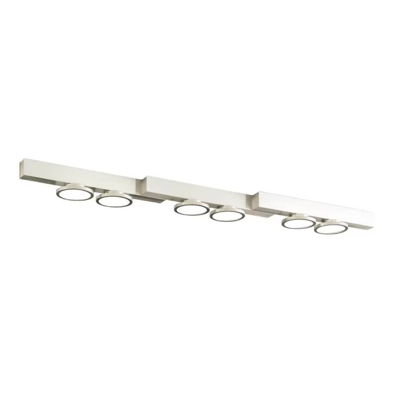 Lucande Kellino Deckenleuchte 6 Flammig Nickel Deckenlampe Lampe Leuchte Gu10 B-Ware von Lucande
