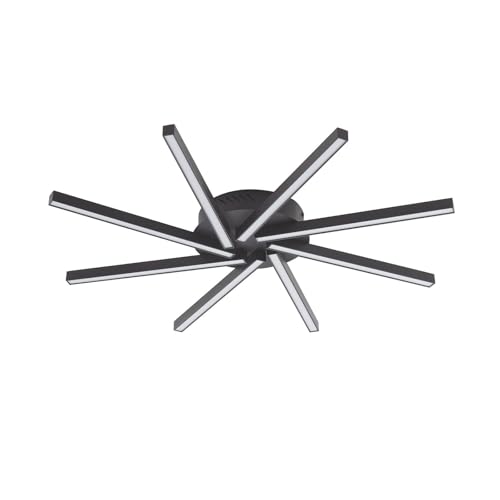 Lucande LED Deckenlampe dimmbar über Wandschalter, Deckenleuchte Wohnzimmer 43W warmweiß Deckenbeleuchtung Esszimmer Wohnzimmerlampe von Lucande