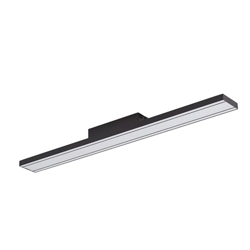 Lucande LED Deckenleuchte 'Leicy' dimmbar mit Fernbedienung (Modern) aus Metall u.a. für Wohnzimmer & Esszimmer (1 flammig,) - Lampe, LED-Deckenlampe, Deckenlampe, Wohnzimmerlampe von Lucande