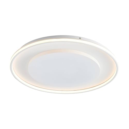 Lucande LED Deckenleuchte 'Murna' dimmbar (Modern) in Weiß aus Aluminium u.a. für Wohnzimmer & Esszimmer (1 flammig,) - Lampe, LED-Deckenlampe, Deckenlampe, Wohnzimmerlampe von Lucande