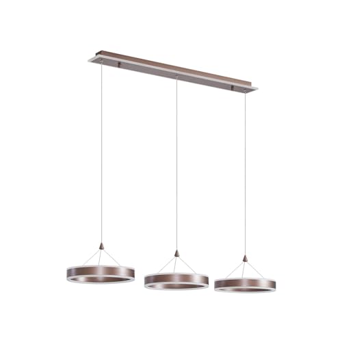 Lucande LED Kolo dimmbar (Modern) in Braun (3 flammig,) Wohnzimmerleuchte von Lucande