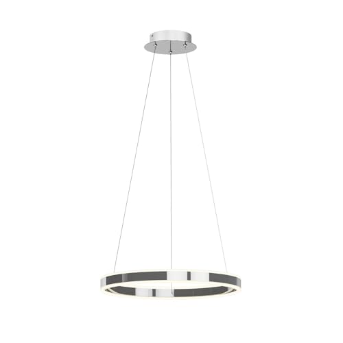 Lucande LED 'Lyani' dimmbar (Modern) in Chrom aus Metall u.a. für Wohnzimmer & Esszimmer (1 flammig,), Wohnzimmerlampe von Lucande